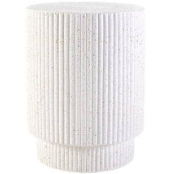 Santorini Cement Round Side Table