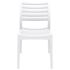 Siesta Ares Commercial Grade Indoor / Outdoor Dining Chair, White