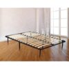 Single Metal Bed Frame Full Steel Heavy Duty