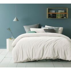 Accessorize Teddy Quilt Cover Set, Double, White