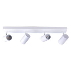 Brianna Aluminium Bar Spotlight, 4 Light, White