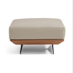 Briora Modern Leather Ottoman