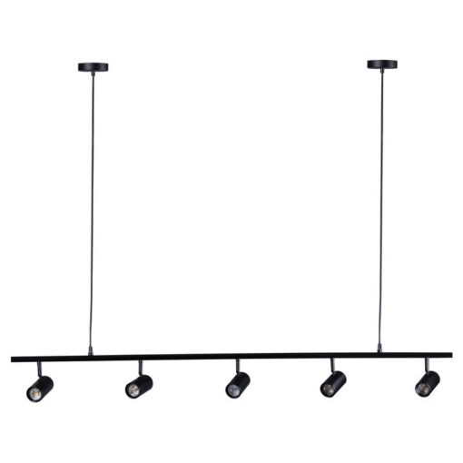 Colleen Aluminium Adjustable Pendant Bar Spotlight, 5 Light