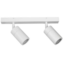 Crest IP65 Indoor / Outdoor Stainless Steel Bar Spotlight, 2 Light, White