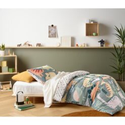 Happy Kids Dino Mania Cotton Quilt Cover Set, Single