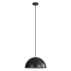 Lexi Metal Pendant Light, Black