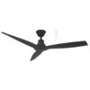 Martec Triumph Indoor / Outdoor Smart DC Ceiling Fan, 132cm/52", Matt Black