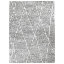 Messina No.23200 Shag Rug, 230x160cm, Light Grey