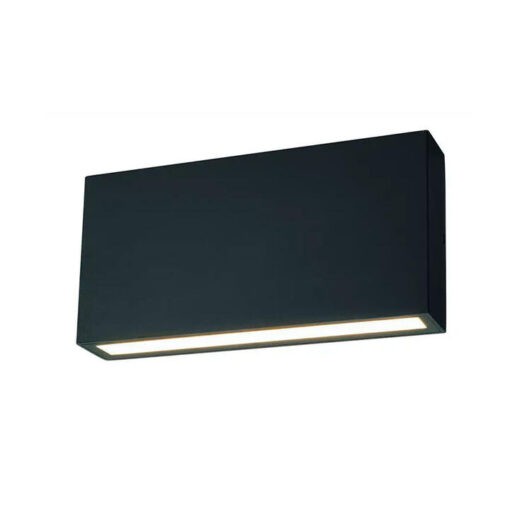 Modus IP54 Indoor / Outdoor Up / Down LED Wall Light, 10W, CCT, Matt Black