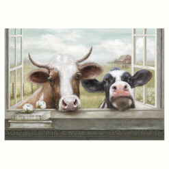 "Outside The Pastures Window" Stretched Canvas Wall Art Print, 100cm