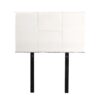 PU Leather Single Bed Headboard Bedhead - White