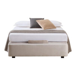 Periva Fabric Adjustable Surround Bed Base, Queen, Beige