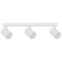 Speed Metal Bar Spotlight, 3 Light, GU10, White