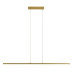 Sumner Metal Dimmable LED Linear Pendant Light, CCT, Brass