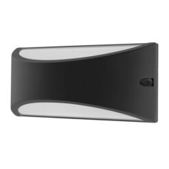Taurus IP54 Indoor / Outdoor Up / Down Wall Light, Matt Black