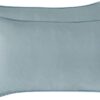 Twin Pack Vintage Washed Microfibre Standard Pillowcase (Blue, Standard)