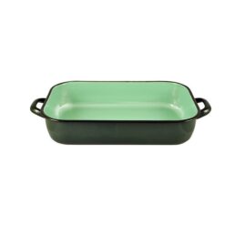 Urban Style Enamel Baking Dish, 36x23cm, Green / Pistachio