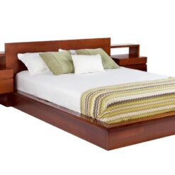 Vegas custom timber platform bed frame floor display