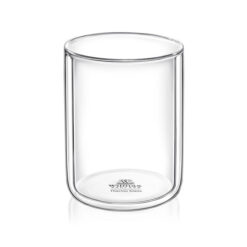 Wilmax England Thermo Glass Straight Double Wall Tumbler, 400ml, Set of 6