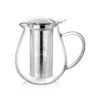 Wilmax England Thermo Glass Teapot with Stainless Steel Infuser, Style A, 850ml