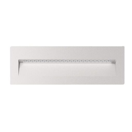 Zac IP65 Exterior Recessed LED Steplight, 12V, 8W, 5000K, Rectangular, White