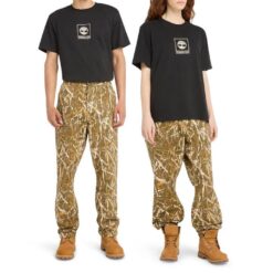 All Gender Short Sleeve Stack Camo T-Shirt Black