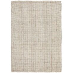 Arabella Hand Loomed Wool & Jute Rug, 165x115cm, Cream / Natural