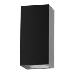 Atlas IP54 Exterior Up / Down Wall Light, Black