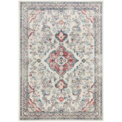 Avenue No.705 Tribal Rug, 330x240cm, Off White / Red