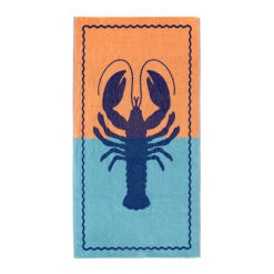 Bambury Lobster Jacquard Cotton Beach Towel