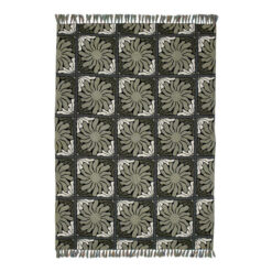 Bambury Zinnia Woven Tapestry Throw, 130x180cm, Moss
