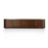 Bresso 5 Door TV Unit, 230cm, Walnut