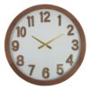 Cade Wooden Round Wall Clock, 70cm