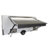 Carefree 10Ft - Fiesta Triple Black Shale Fade LED Awning - No Arms FP106E4EHM