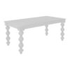 Ceron Mango Wood Coffee Table, 100cm, White
