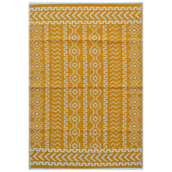 Chatali Tomo Reversible Outdoor Rug, 170x120cm, Yellow