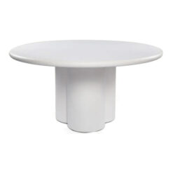 Chloe Wooden Round Dining Table, 150cm