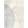 Cloud Watercolour Machine Washable Modern Rug, 230x160cm