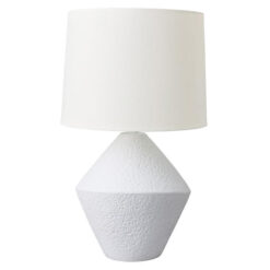 Cordoba Ceramic Base Table Lamp, White