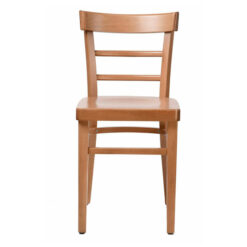 Durafurn Vienna European Made Commercial Grade Timber Dining Chair, Natural