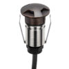 Emit IP67 Exterior LED Inground Light, 3-Way, 1W, RGBW, Antique Brass