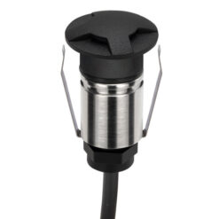 Emit IP67 Exterior LED Inground Light, 4-Way, 1W, CCT, Black