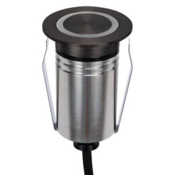 Emit IP67 Exterior LED Inground Light, Ring, 2.5W, RGBW, Antique Brass