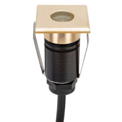 Emit IP67 Exterior LED Inground Light, Square Open, 1W, CCT, Brushed Brass
