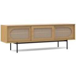 Fenton 3 Door TV Unit, 160cm, Oak