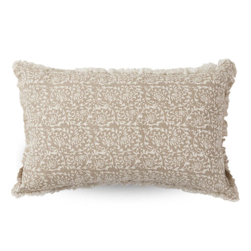 Fieldstone Flemish Linen Lumbar Cushion Cover