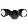 Fortress II IP54 Exterior LED Security Light, 2 Head, CCT, Matt Black
