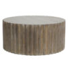 Grayson Mango Wood Round Coffee Table, 91cm