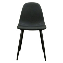 Hamner Fabric Dining Chair, Black / Black