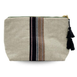 Hayward Bowery Chambray Purse, Caramel